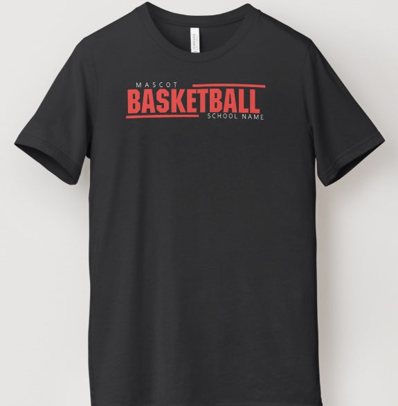 Basketball with lines