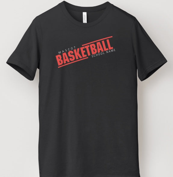 Basketball with lines at Angle