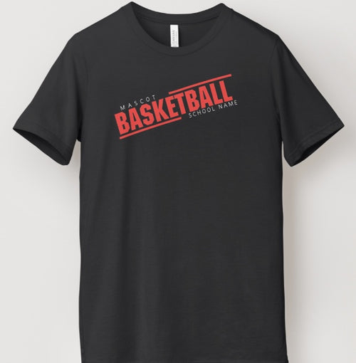 Basketball with lines at Angle